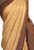 Pure Handloom Zari Butta Banarasi Crepe Silk Saree